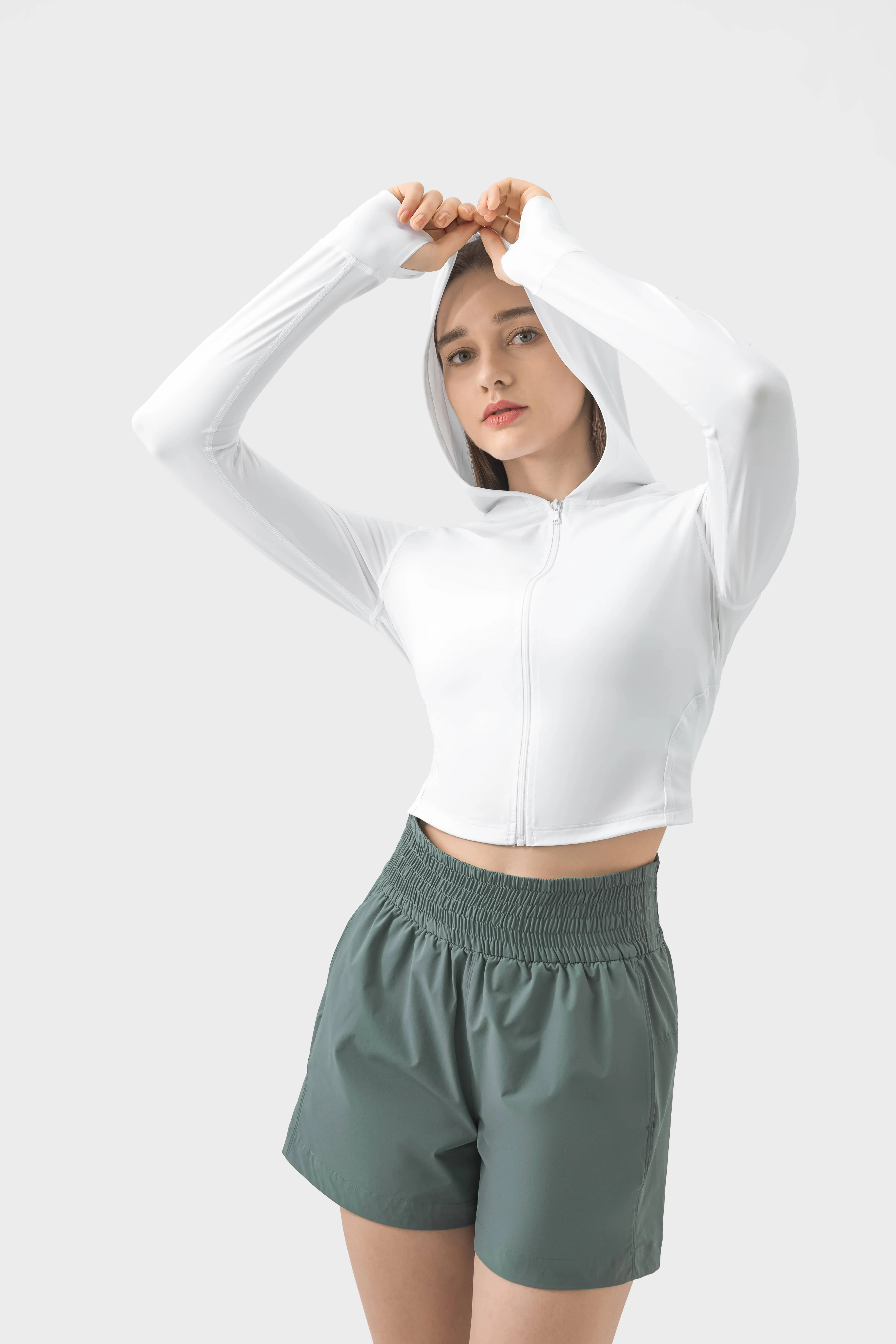Bulk Wholesale Custom Outdoor Sports UPF50+ Fairy Style Hooded Sun Protection Jackets (9)