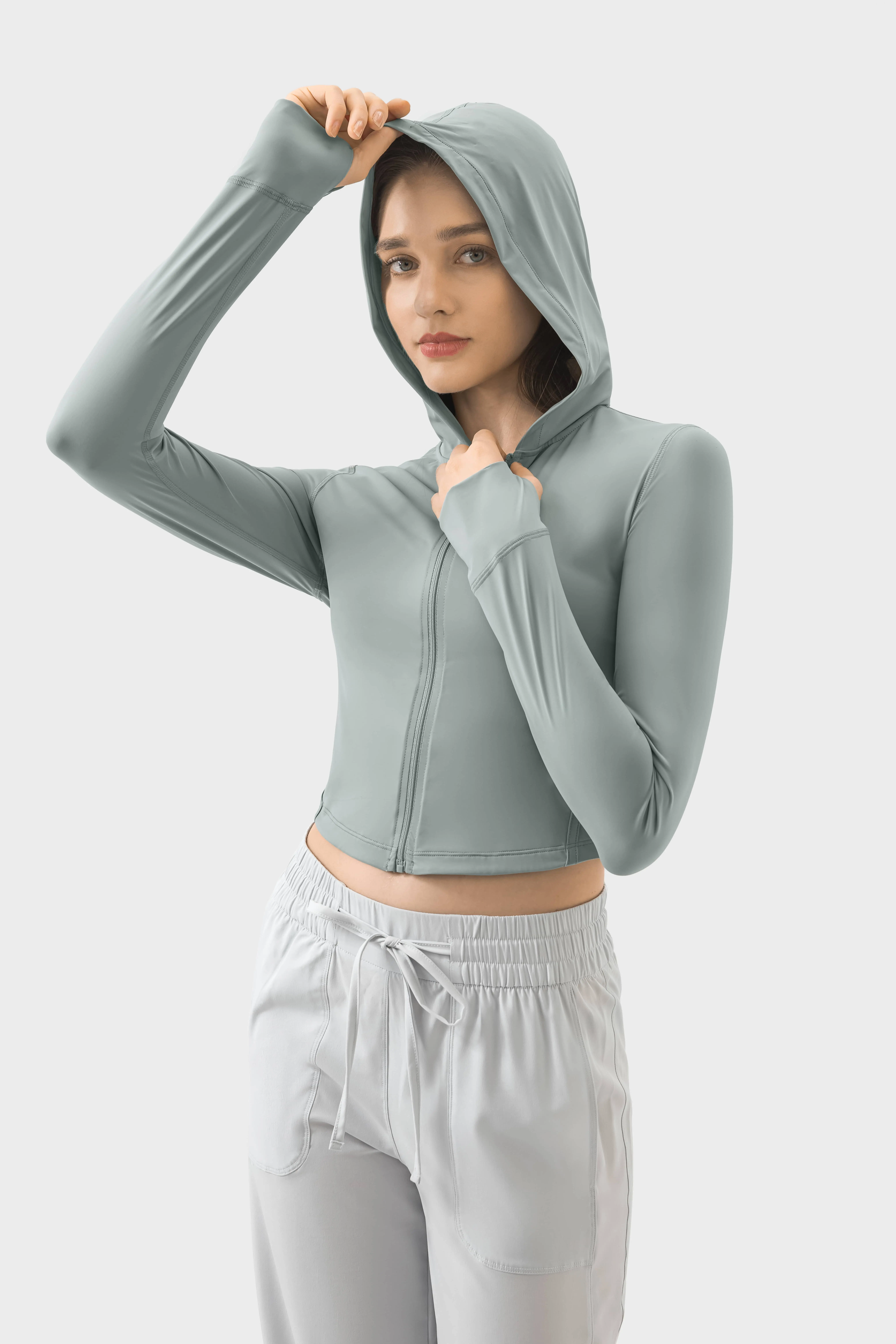 Bulk Wholesale Custom Outdoor Sports UPF50+ Fairy Style Hooded Sun Protection Jackets (19)