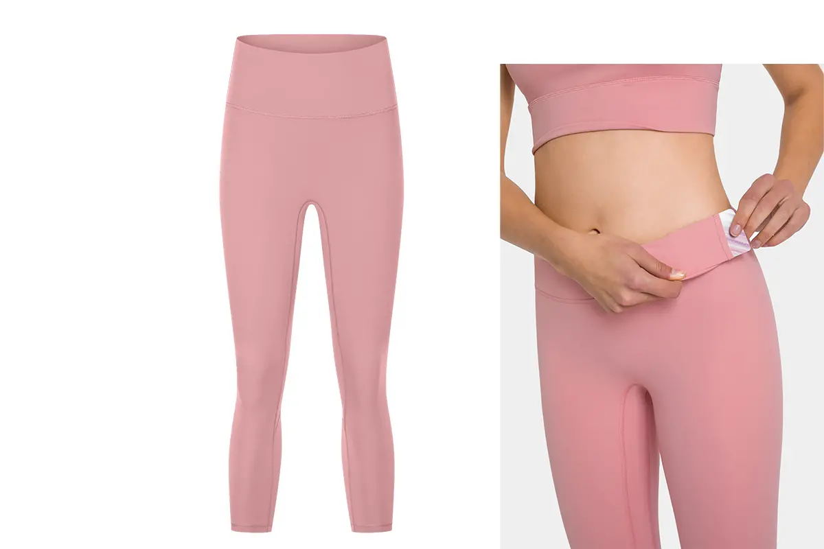 Custom Eco Friendly Gym Fitness Yoga Leggings High Waist Workout Sports Yoga Leggings with Pocket for Women-Aprilluck (4)