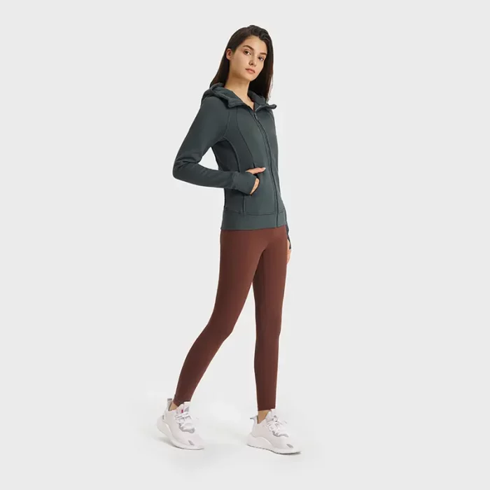 Customizable Thickened Hooded Sports Jacket for Cold Weather 2