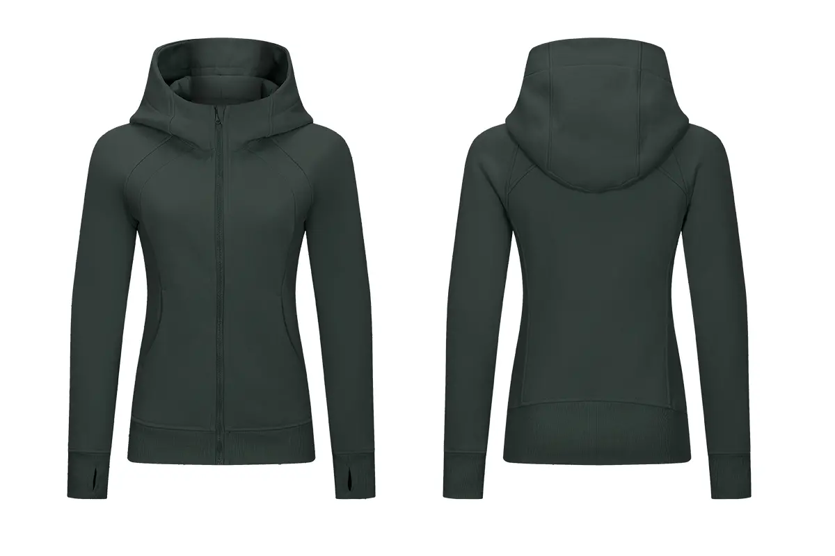 Women Sports Zipper Running Winter warm windproof Jacket with hooded Fitness Gym Training Coat Lady Yoga jogging Jacket-aprilluck (13)