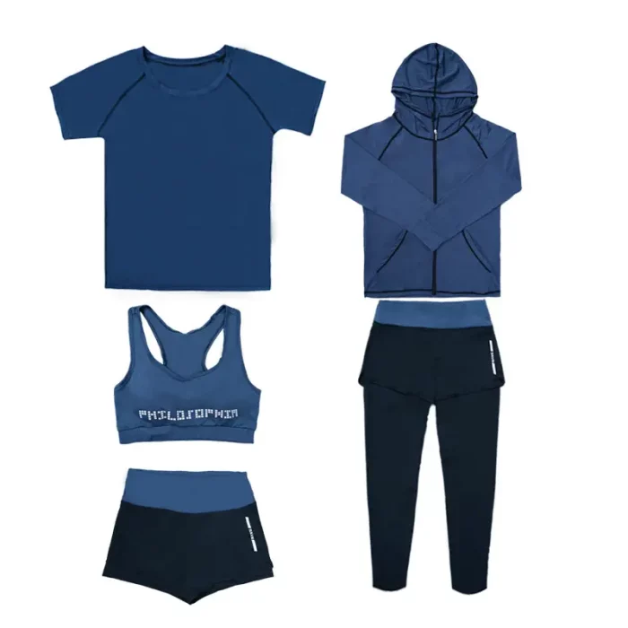 High Quality Women's Fitness Apparel Set - Customizable 4