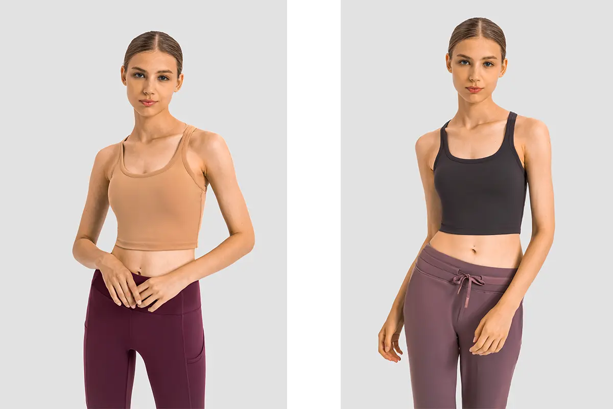 Comfortable and Breathable Yoga Tank Top with Built-In Bra 5