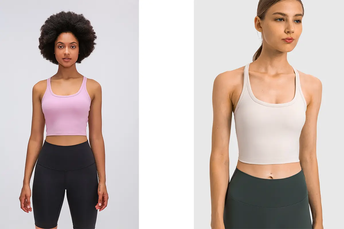 Comfortable and Breathable Yoga Tank Top with Built-In Bra 9