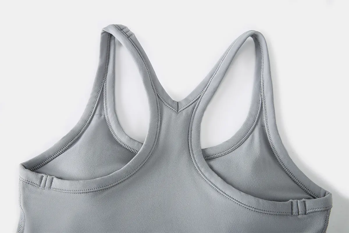 Comfortable and Breathable Yoga Tank Top with Built-In Bra 14