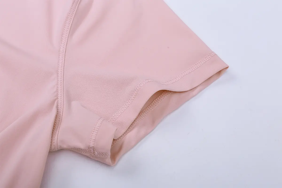 Aprilluck-Wholesale Gym Wear Seamless Crop Top Midriff -t -shirt (7)