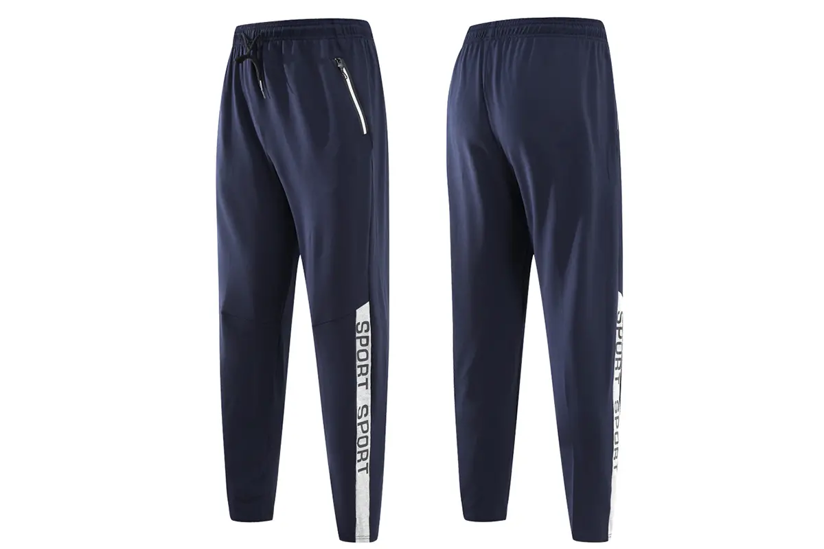 Men Jogger Pants Loose Breathable Fitness Trousers Casual Track Drawstring Pant For Mens Sportswear (1)