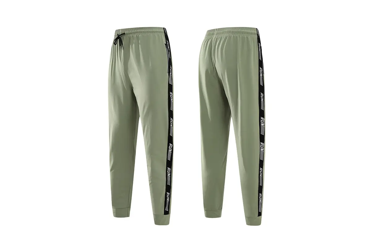 Men Jogger Pants Loose Breathable Fitness Trousers Casual Track Drawstring Pant For Mens Sportswear (4)