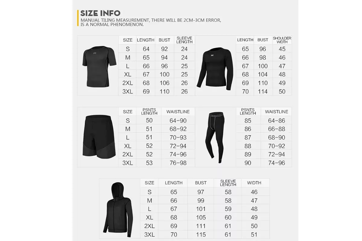 Size for Tight Gym Sportswear Fitness Wear Sport Wholesale Men Running Fitness Clothing Workout Training Tracksuit