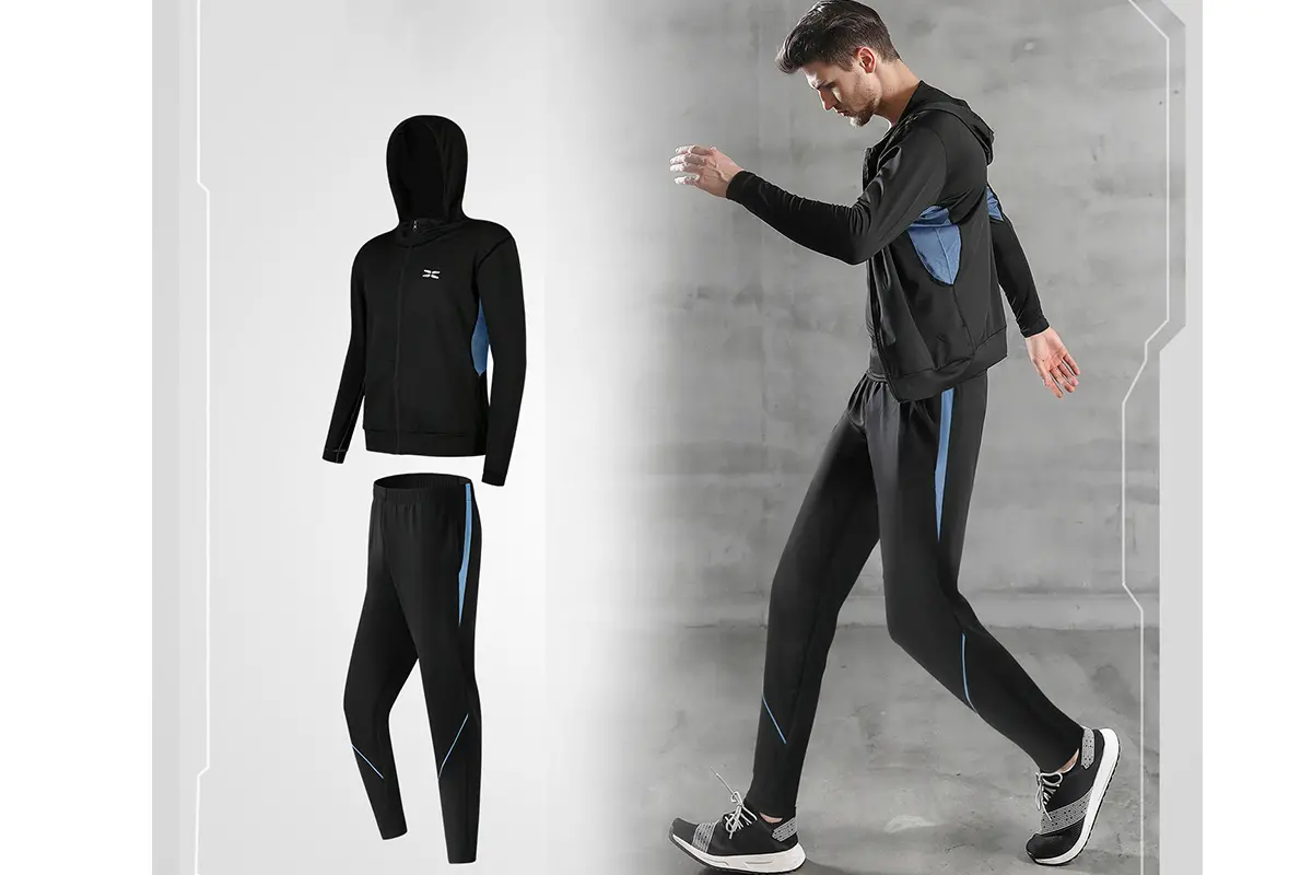 Tight Gym Sportswear Fitness Wear Sport Wholesale Men Running Fitness Clothing Workout Training Tracksuit (3)