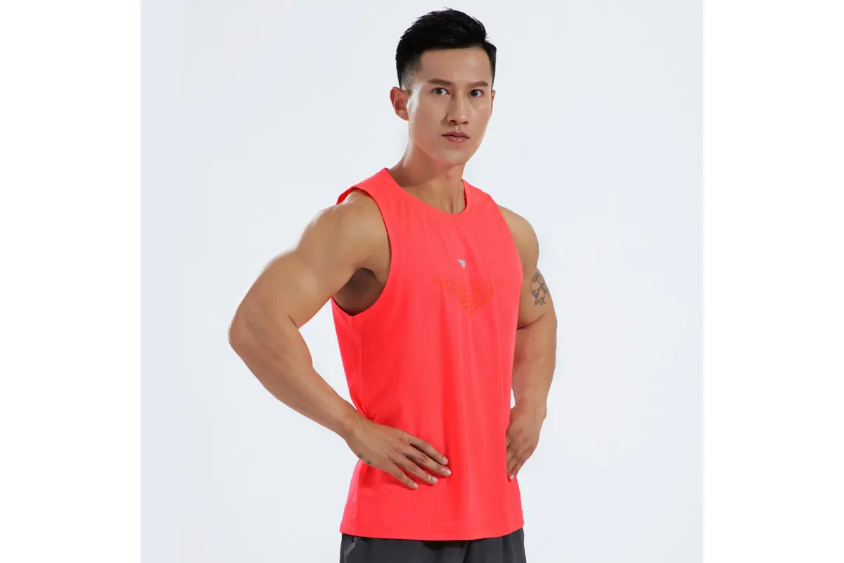 Premium Men's Athletic Sleeveless Vest - Customizable 5