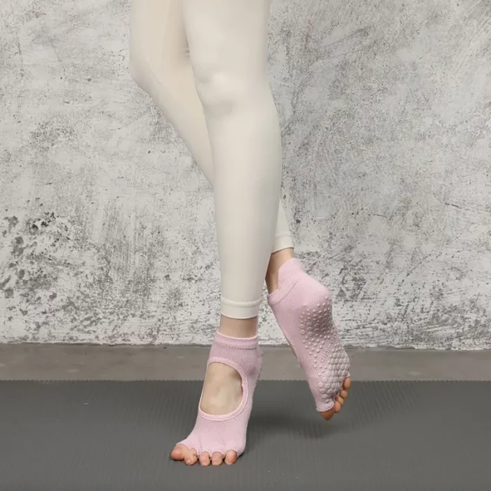 Yoga Pilates Five-Toe Anti-Slip Floor Socks 2