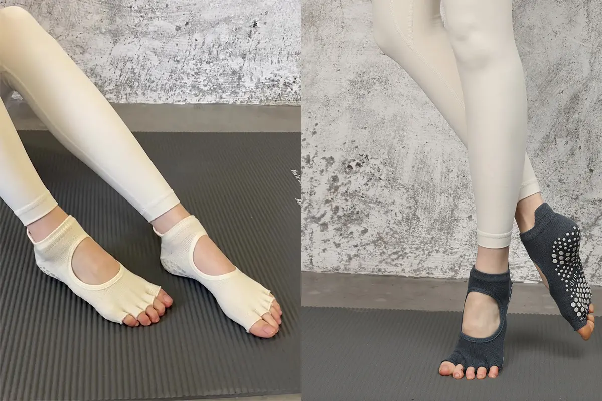Yoga Pilates Five-Toe Anti-Slip Floor Socks 6