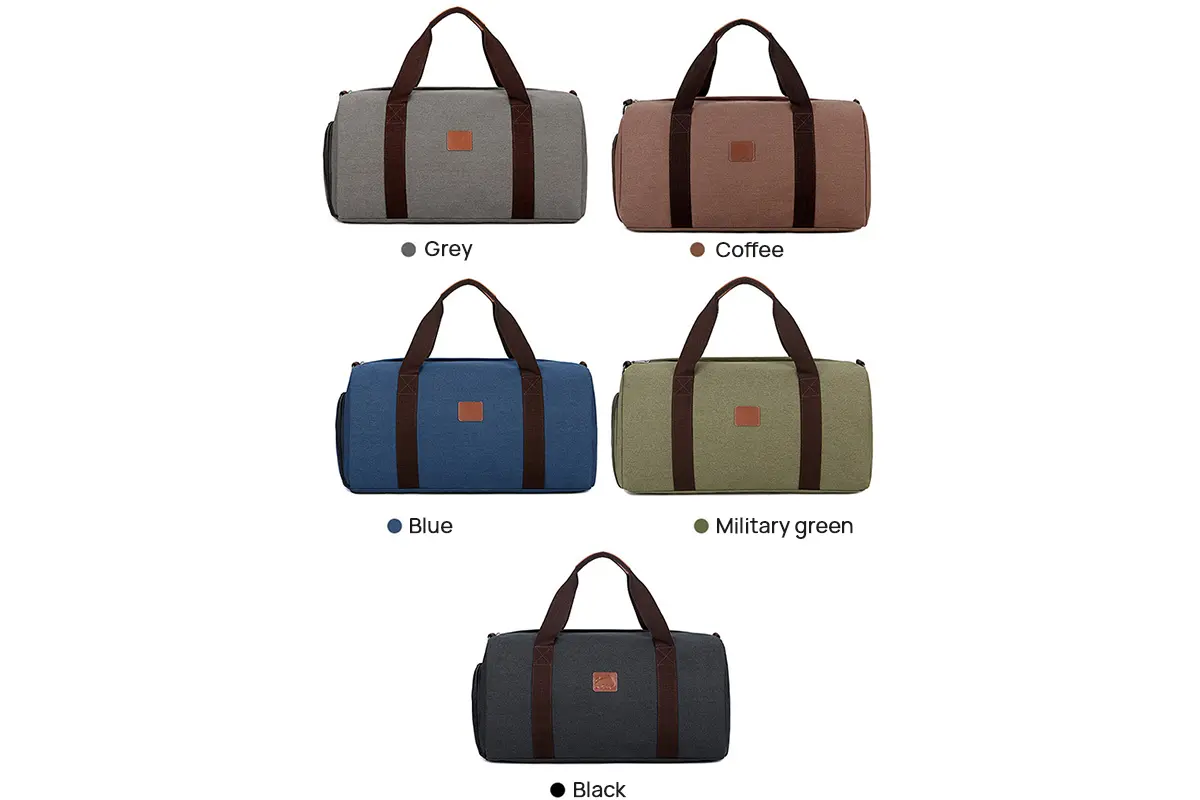Sports Gym Bag with Wet Pocket & Shoes Compartment for Women & Men-Aprilluck (1)