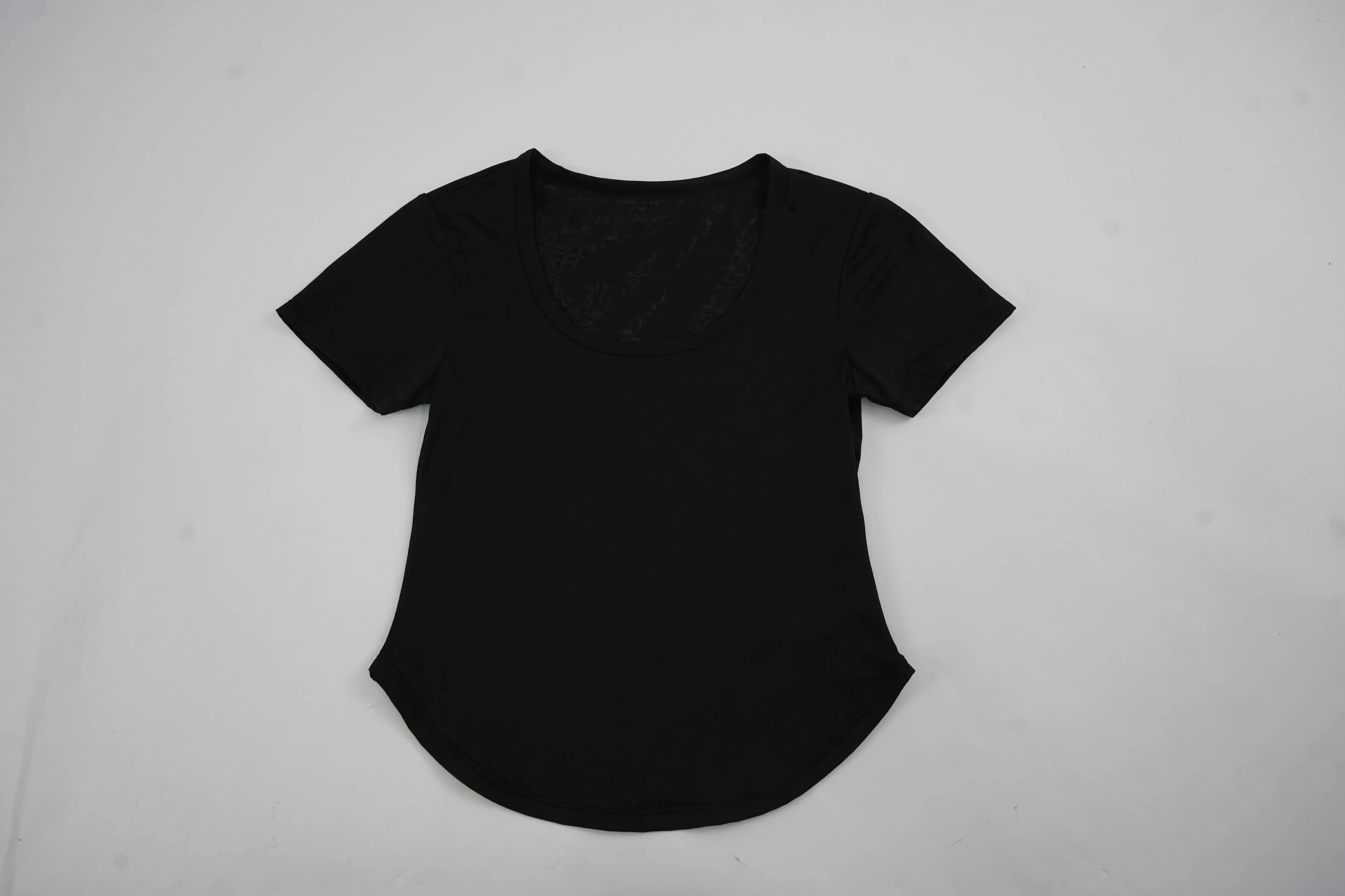 Jacquard slim fit, yoga short sleeves, slimming, rounded hem, sports top, women's, running breathable, quick-drying fitness clothes