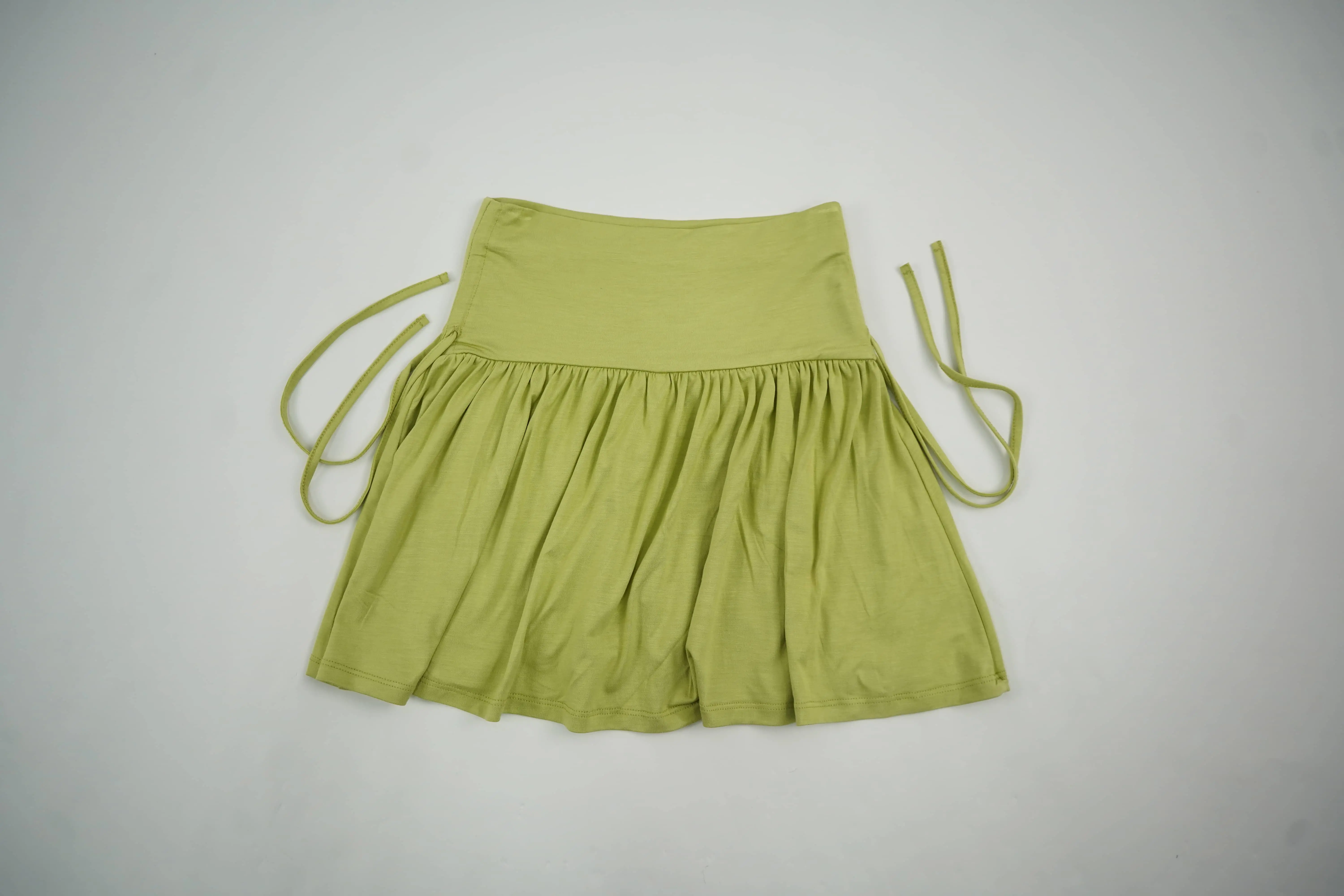  Women's High Waist Drawstring Sports Skirt