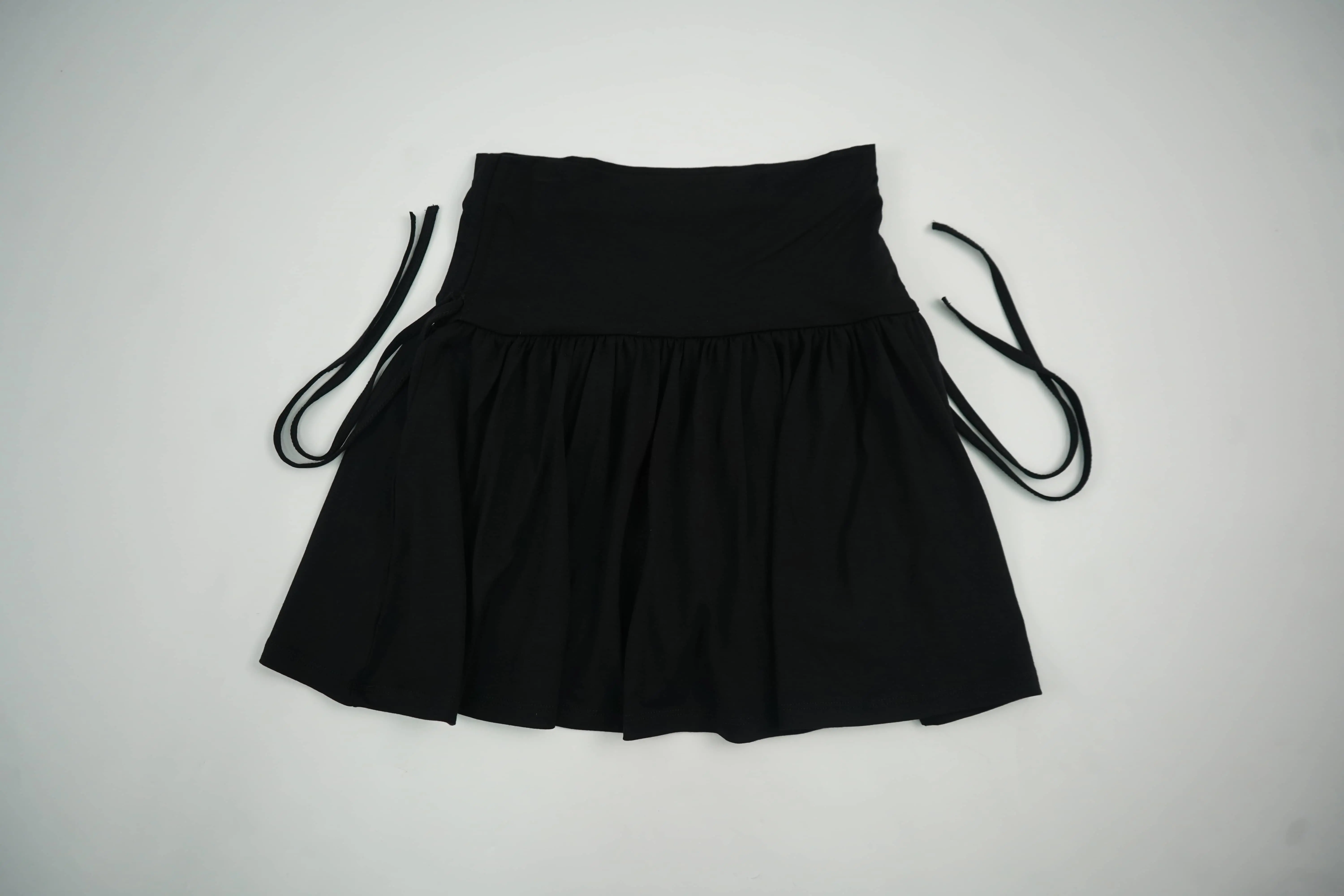  Women's High Waist Drawstring Sports Skirt