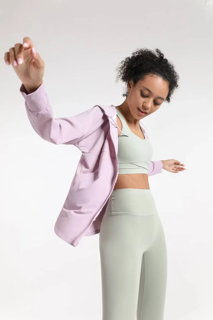 Stay protected and stylish with our Sun Protection Yoga Jacket! (18)