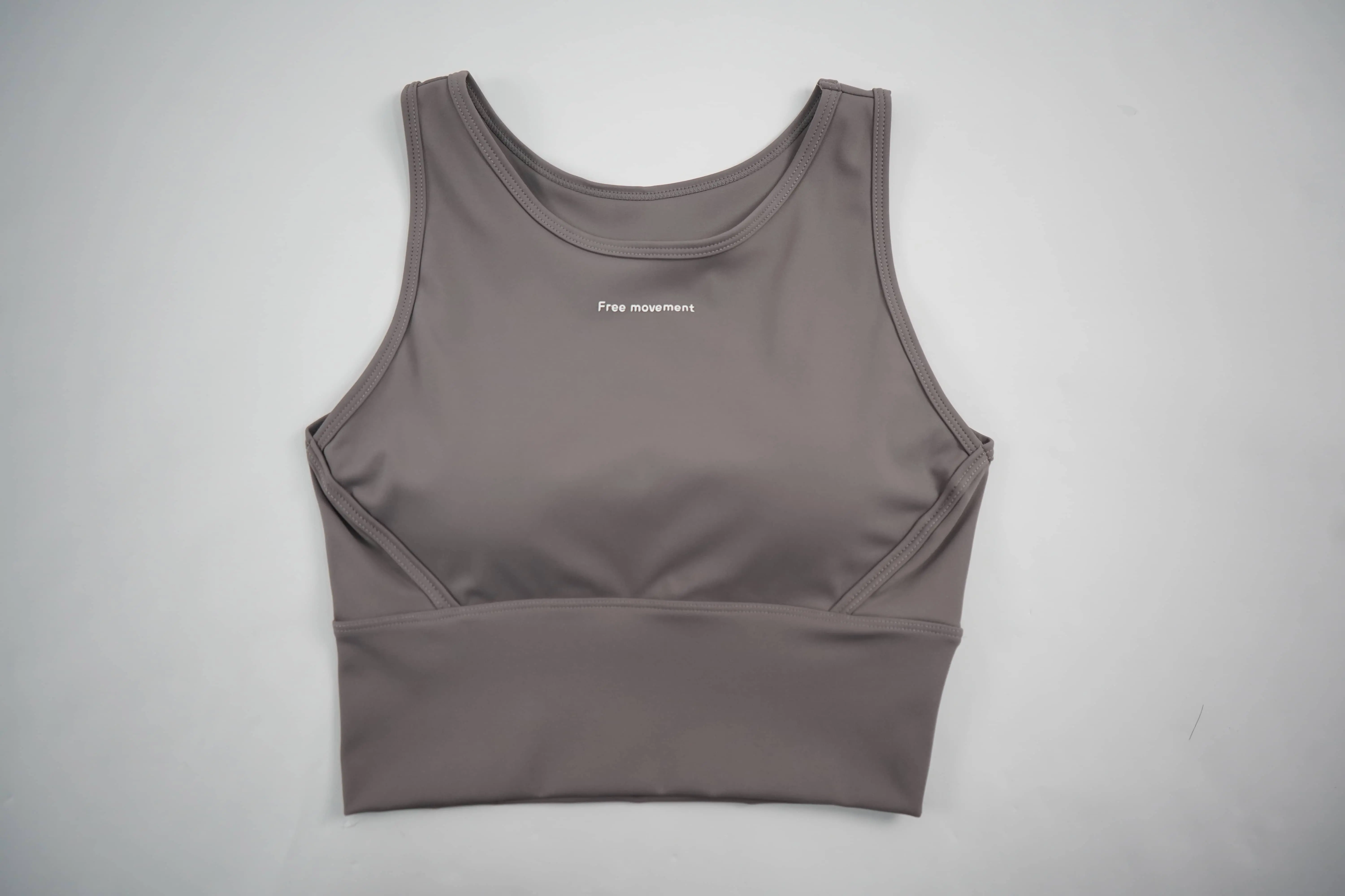 Breathable Sports Yoga Vest with Detachable Chest Pad