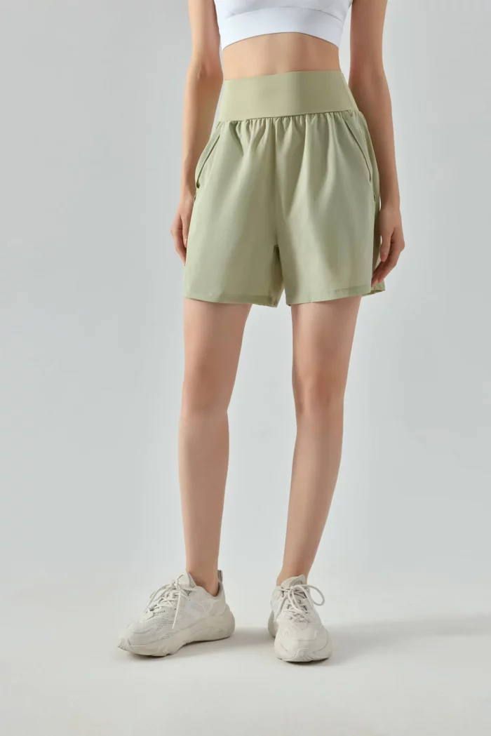 High-Rise Tummy Control Sports Shorts