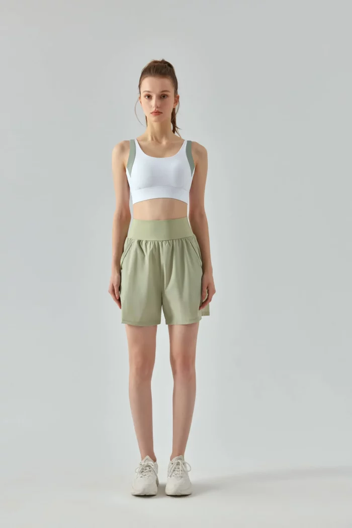 High-Rise Tummy Control Sports Shorts