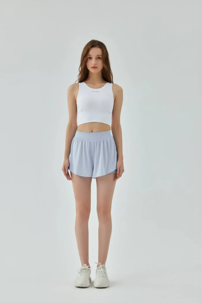 Chic Summer Sports Skirt with Anti-Slip Feature - activewear & Tennis Wear-light blue