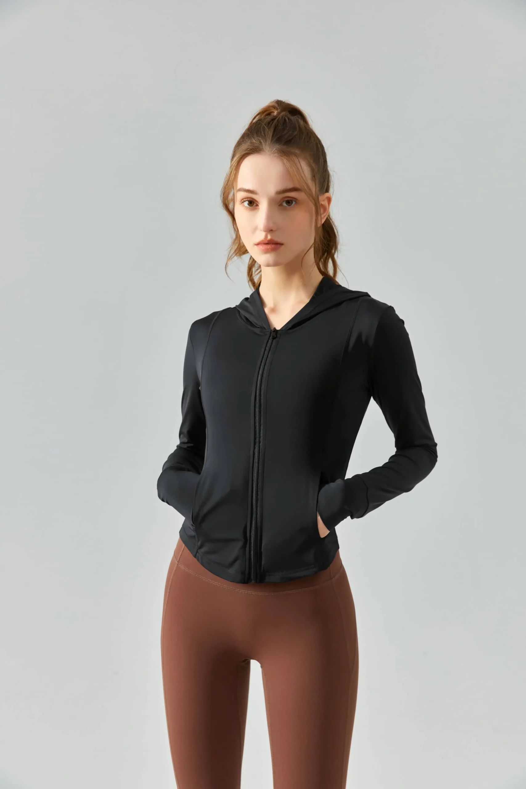 Cool Breeze - Women's Slim-Fit Sun-Proof Ice Silk Jacket-black Cool Breeze - Women's Slim-Fit Sun-Proof Ice Silk Jacket-black