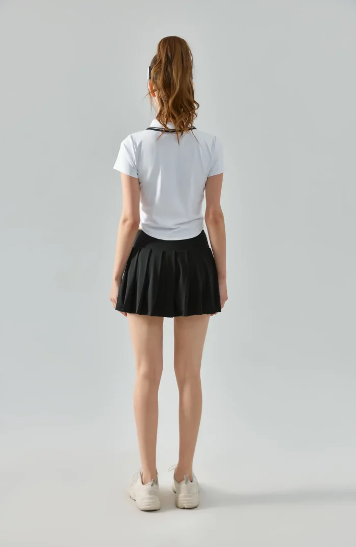 Wholesale Contrast Color Half-Zip Yoga T-Shirt for Women - Spring/Summer Collection