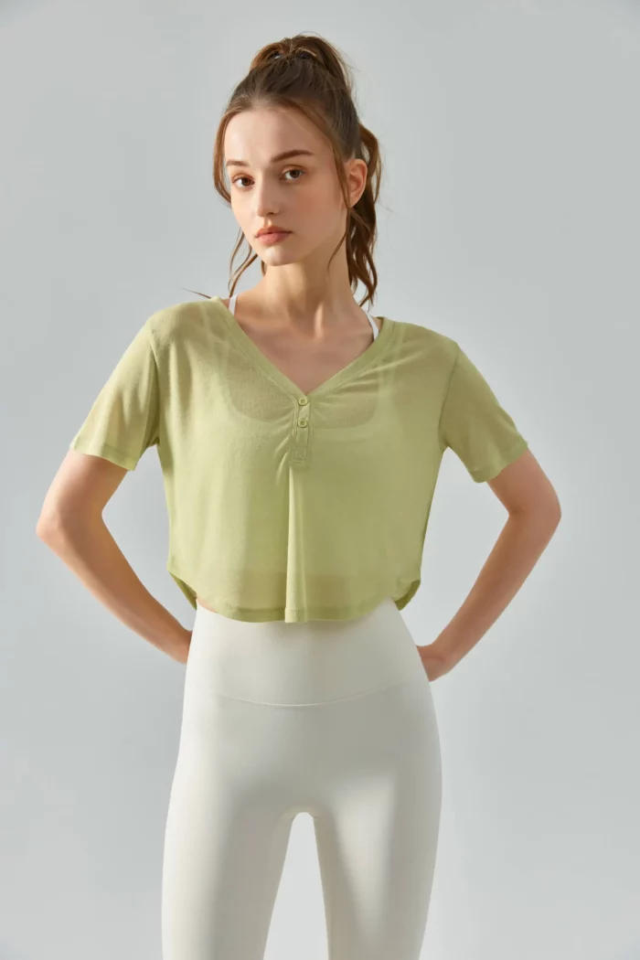 Wholesale Quick-Dry Yoga Top Cover-up for Women - Summer Collection