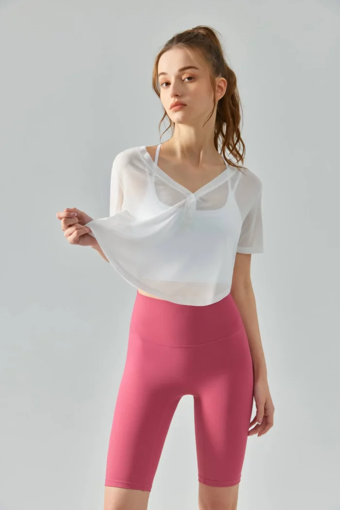 Wholesale Quick-Dry Yoga Top Cover-up for Women - Summer Collection