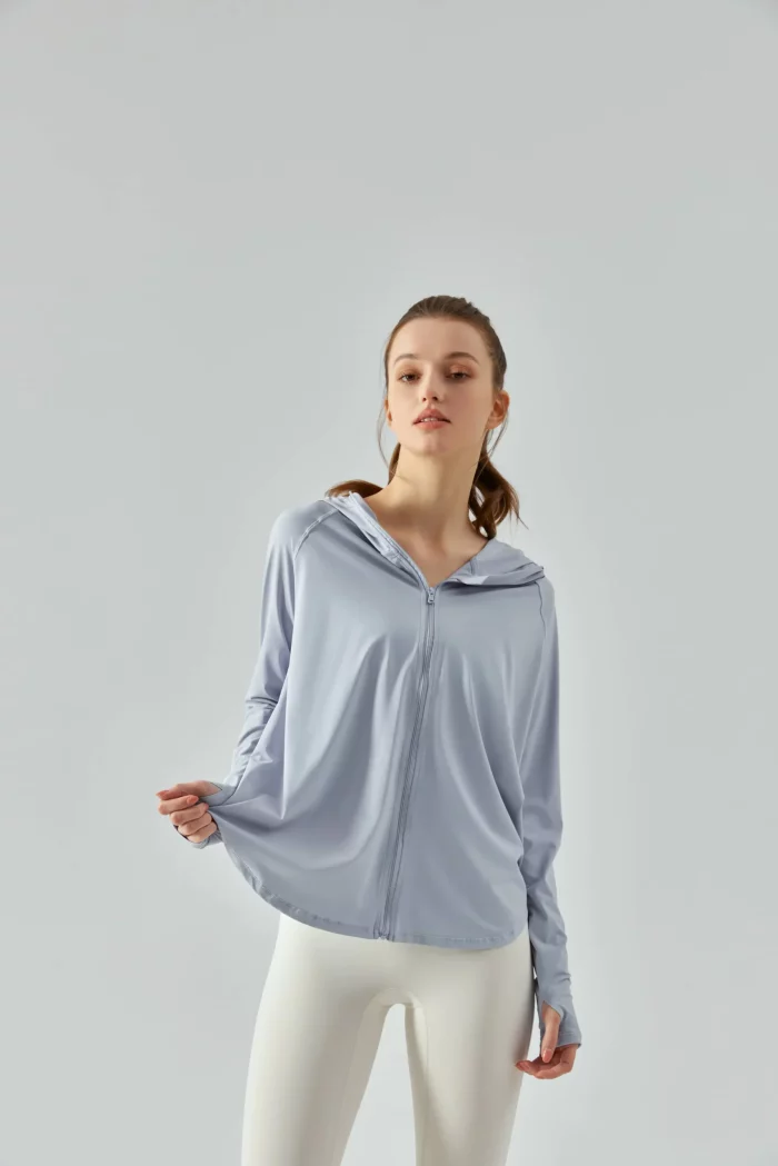Wholesale Outdoor Sun-Protective Jacket for Sports - Breathable, Cooling Ice Silk, UV Protection
