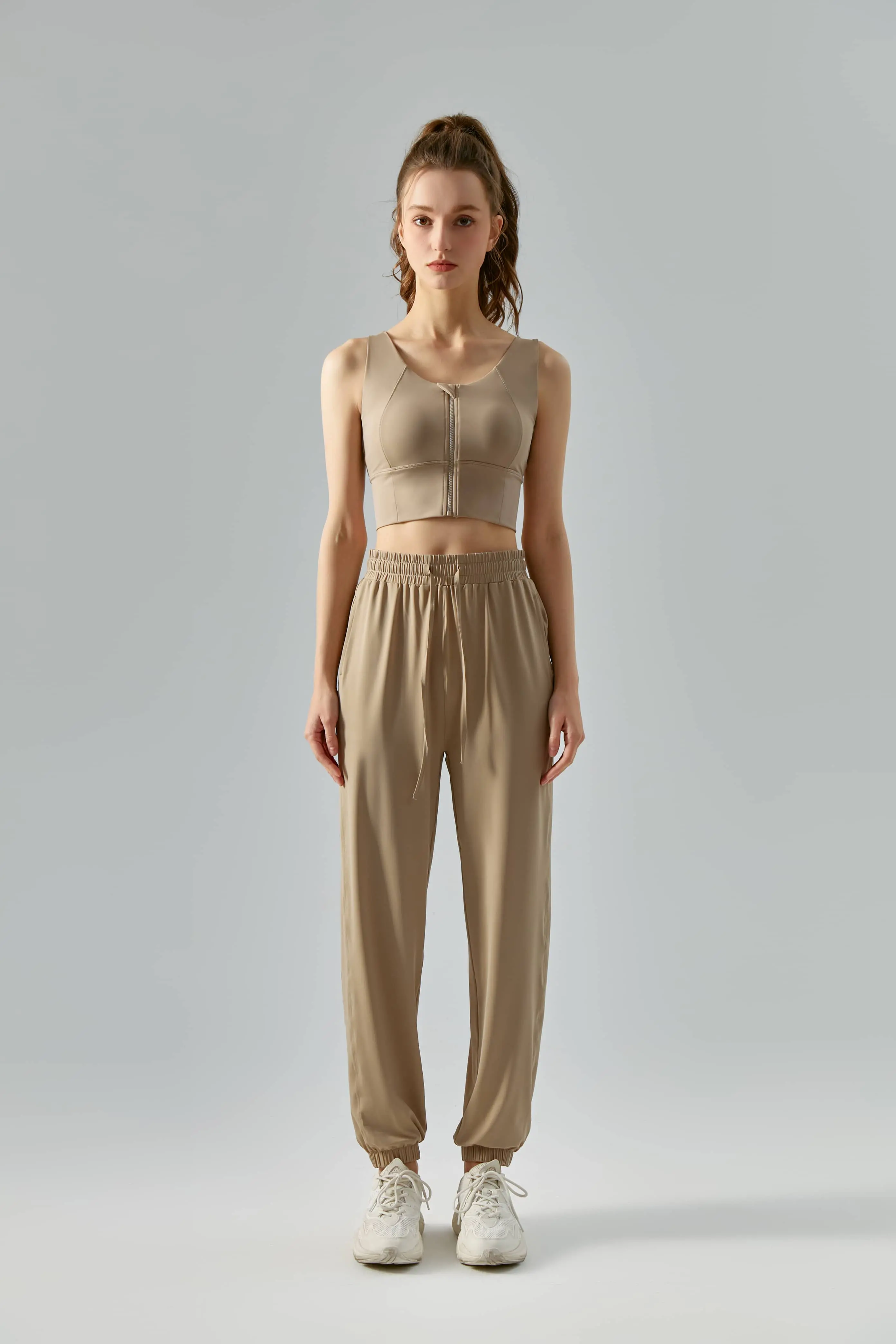 Wholesale Cooling Sun-Protective Long Pants for Women - Thin, Quick-Dry, Wide-Legged Fitness Pants