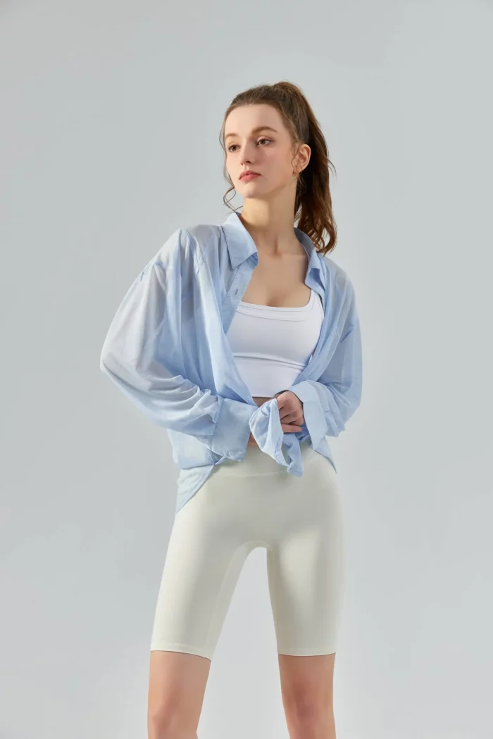 Wholesale Women's Outdoor Sports Cover-Up - Breathable, Lightweight, Drapey, Long Sleeve Athletic Outerwear