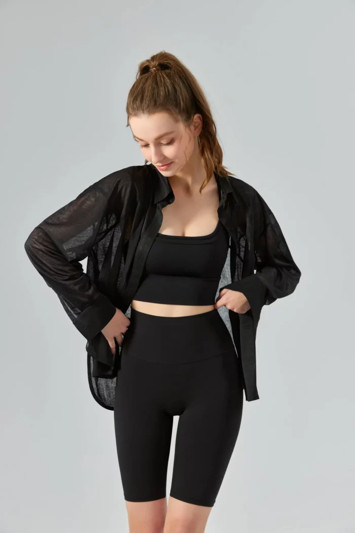 Wholesale Women's Outdoor Sports Cover-Up - Breathable, Lightweight, Drapey, Long Sleeve Athletic Outerwear