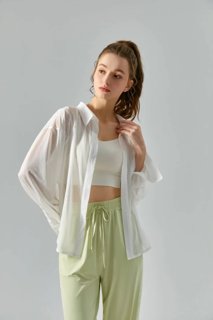 Wholesale Women's Outdoor Sports Cover-Up - Breathable, Lightweight, Drapey, Long Sleeve Athletic Outerwear
