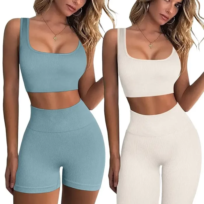 Empowering Confidence Premium Yoga Outfit Set (3)
