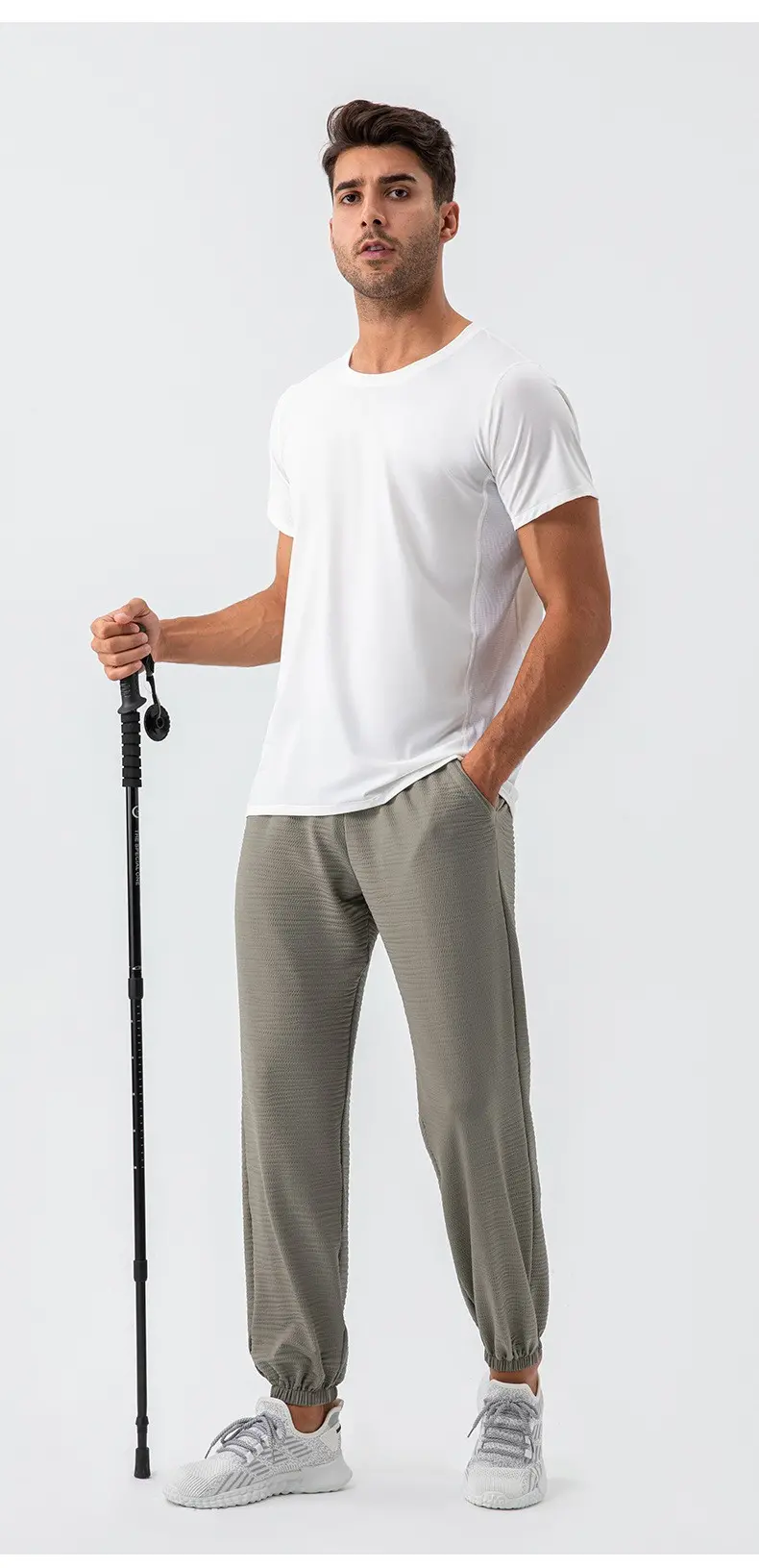 Aprilluck Men's Cool-Touch Nylon Sports Trousers - Wholesale (9)