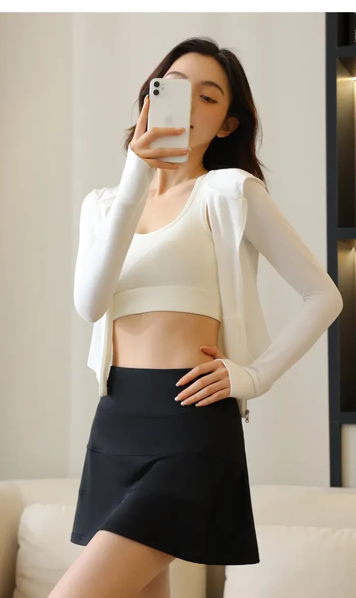 Wholesale Pleated Skirt with Built (2)