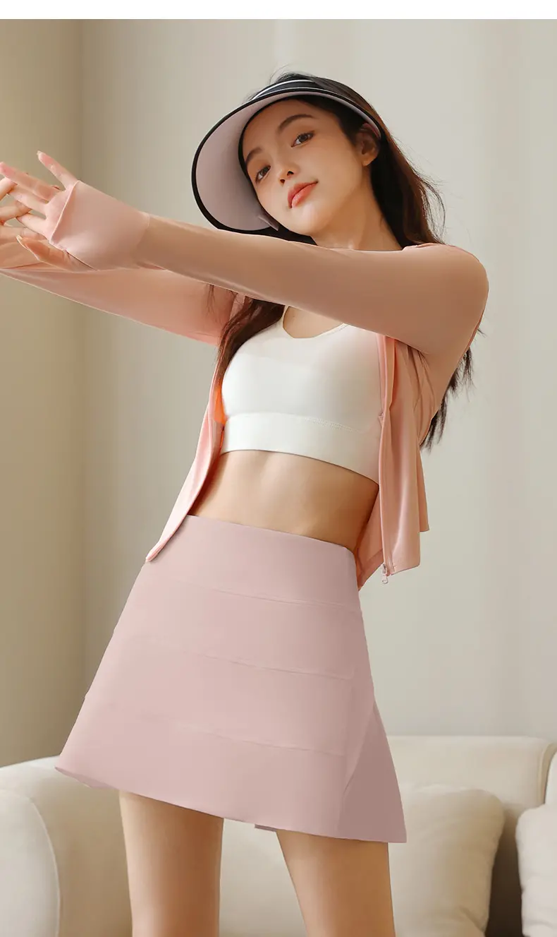 Wholesale Pleated Skirt with Built (7)
