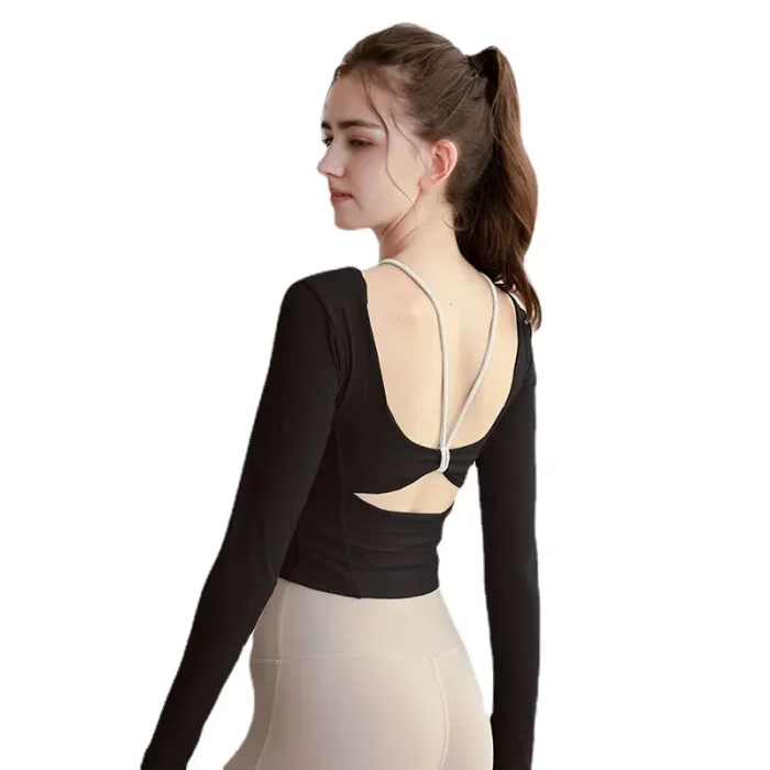 Wholesale Hollowed Back Yoga Wear Manufacturer (1)