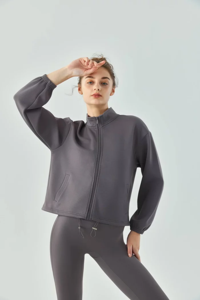 Wholesale Premium Air Layered Yoga Jacket aprilluck (3)