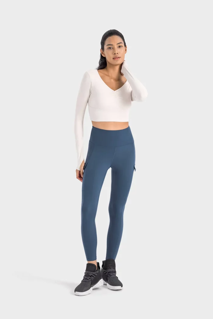 high waist hip lifting yoga pants Aprilluck (2)