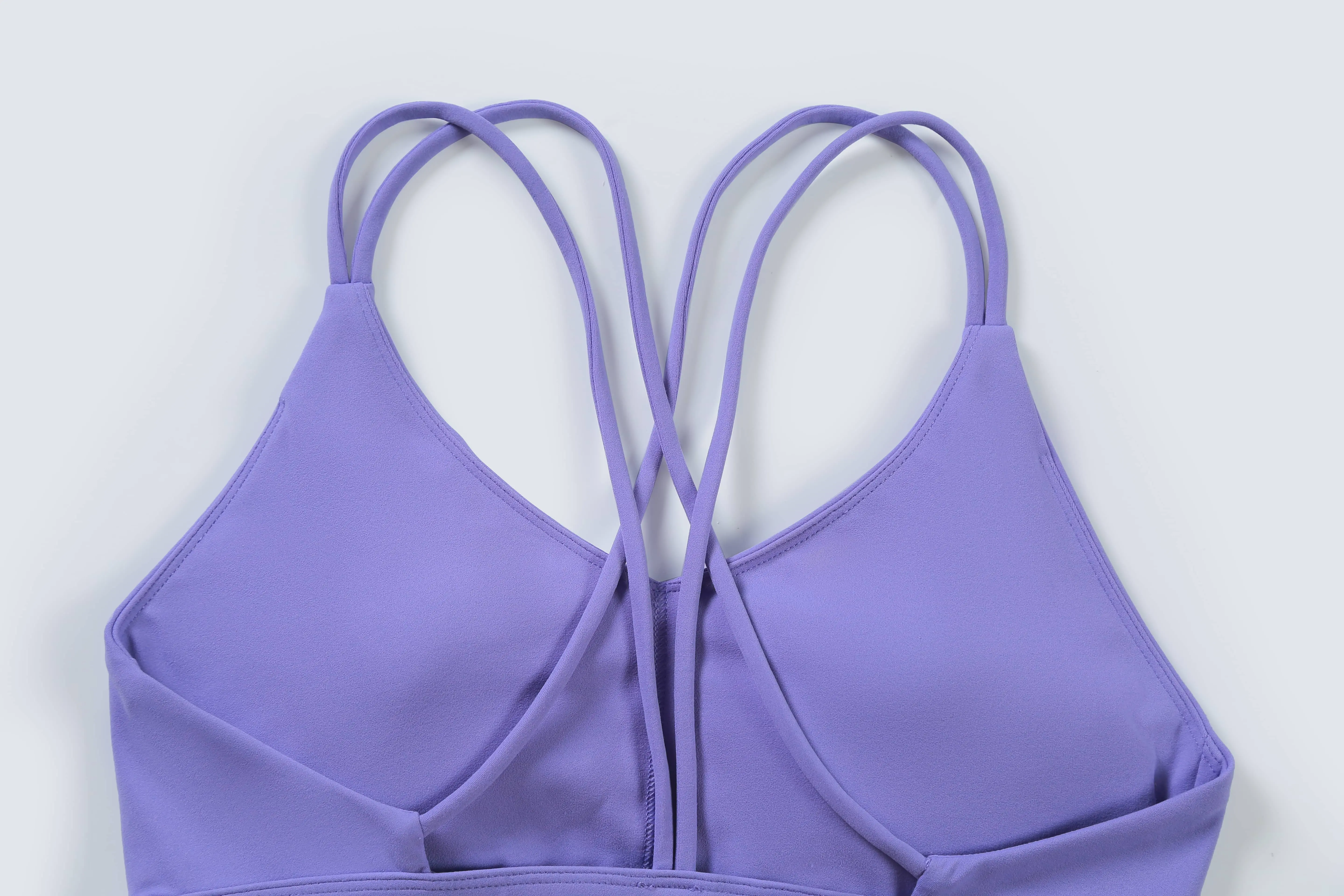 Customizable Cross-Back Sports Bra - Bulk Supply (2)