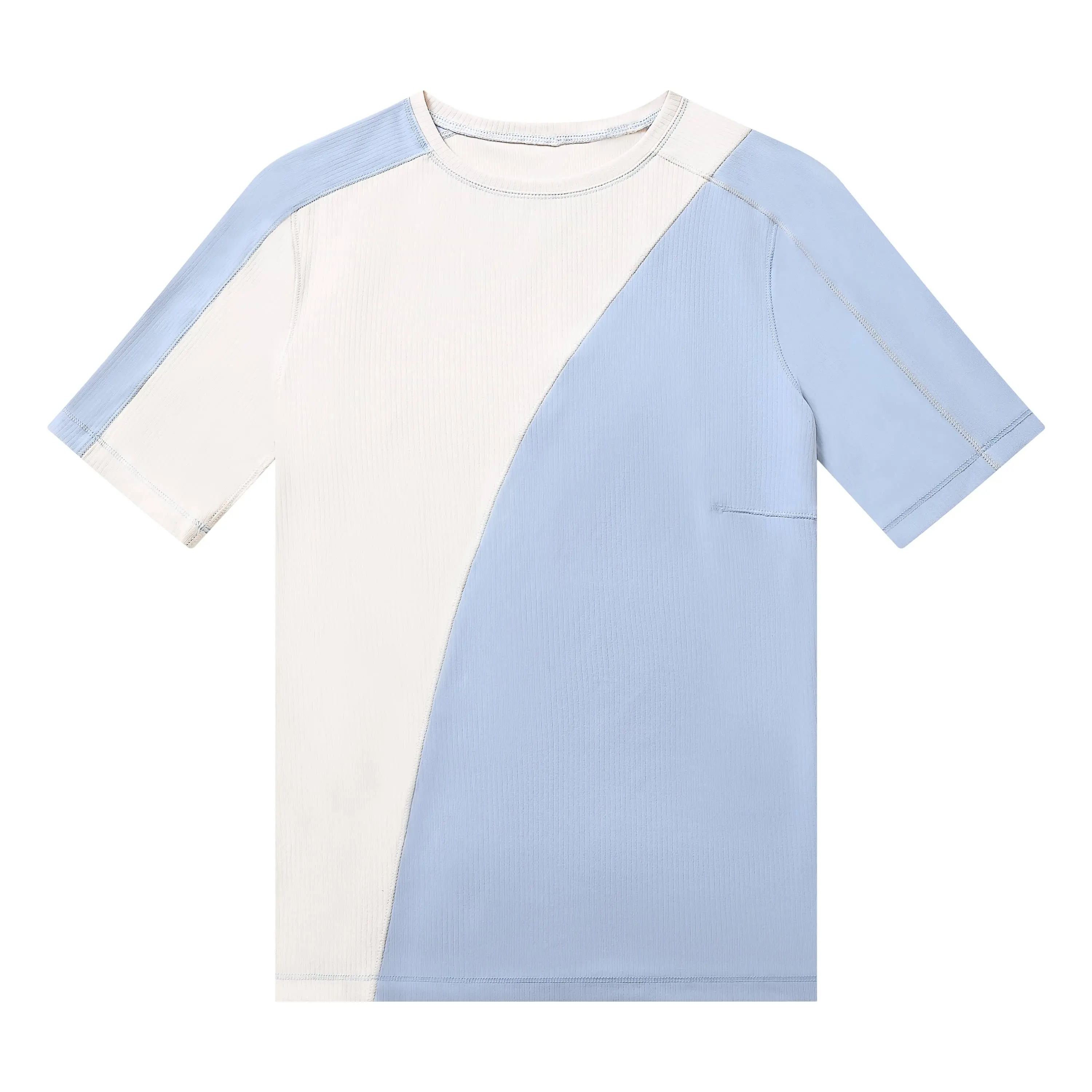 Wholesale High-Elasticity Women's Yoga Sport Tees - Customizable Fit (2)