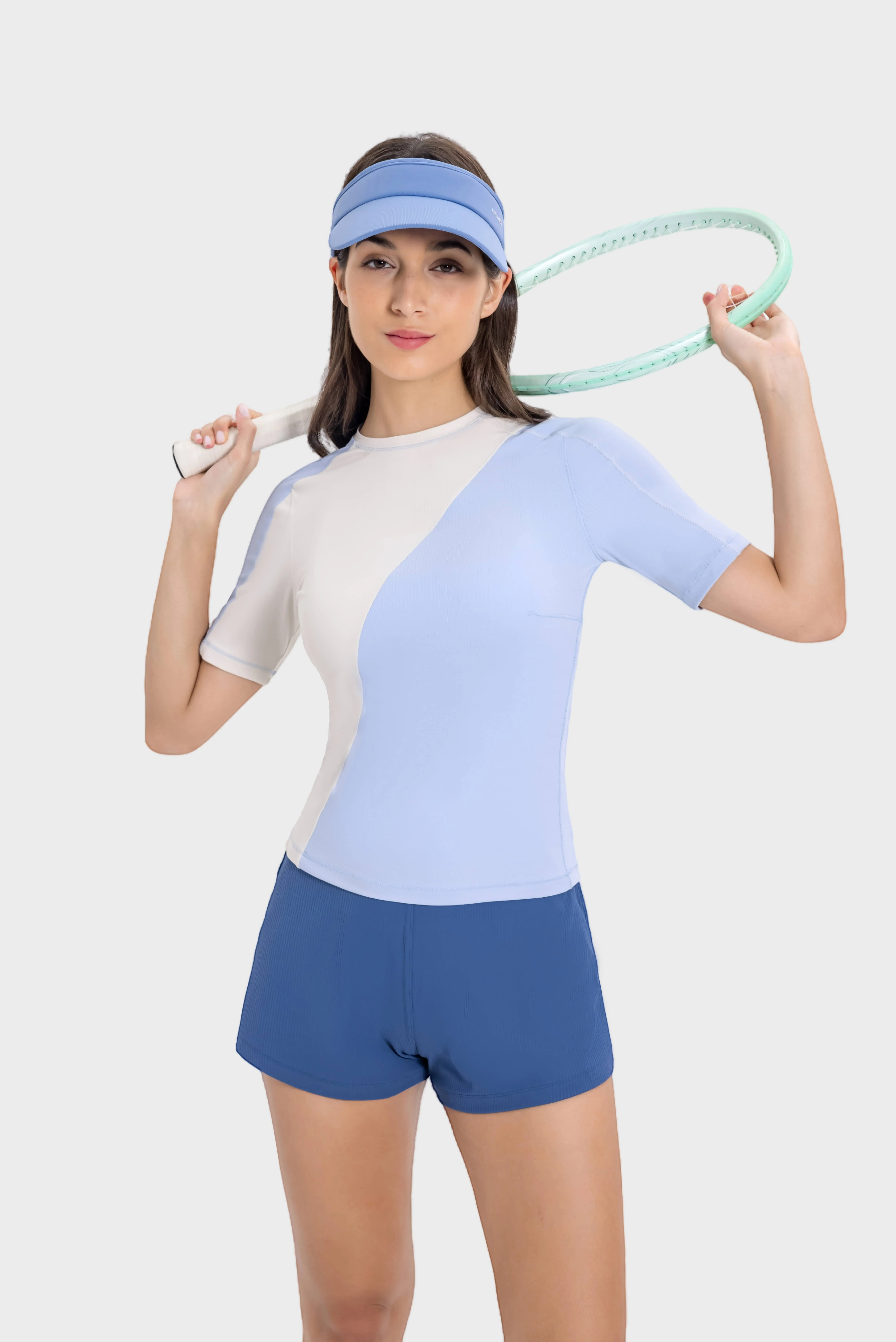 Wholesale High-Elasticity Women's Yoga Sport Tees - Customizable Fit (11)