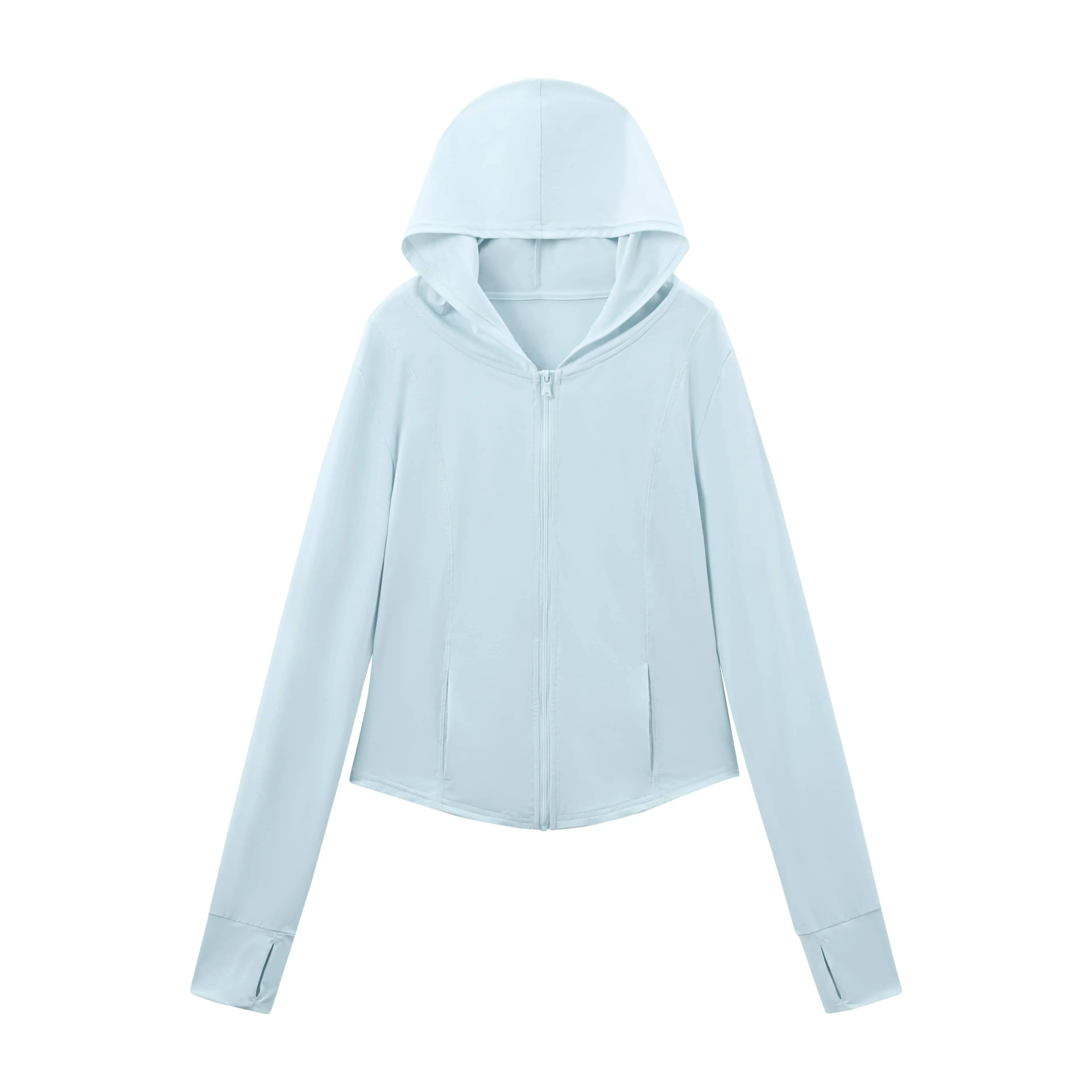 Wholesale Women’s UPF50+ Sports Jackets Custom Sun-Protection Apparel (3)