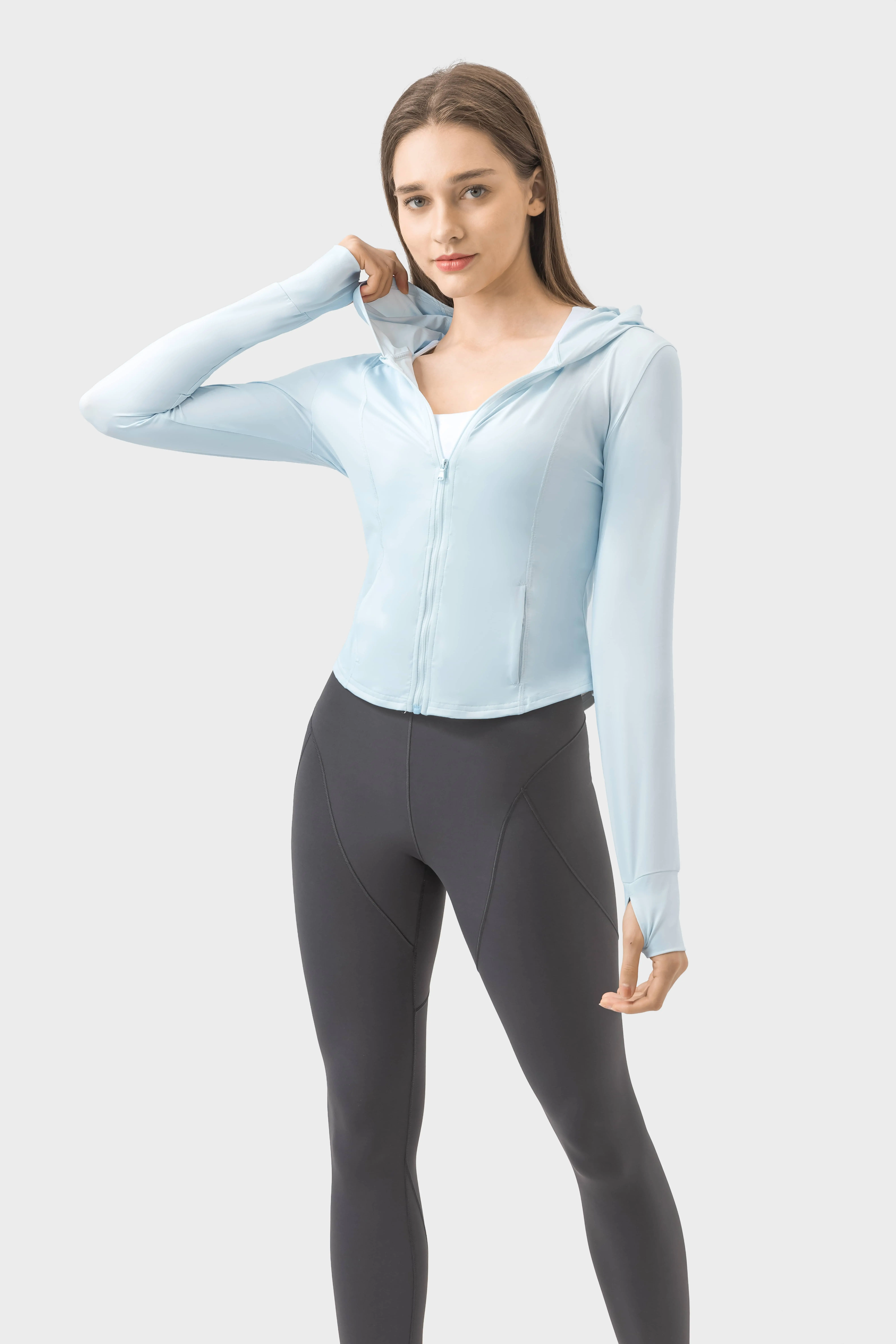 Wholesale Women’s UPF50+ Sports Jackets Custom Sun-Protection Apparel (34)