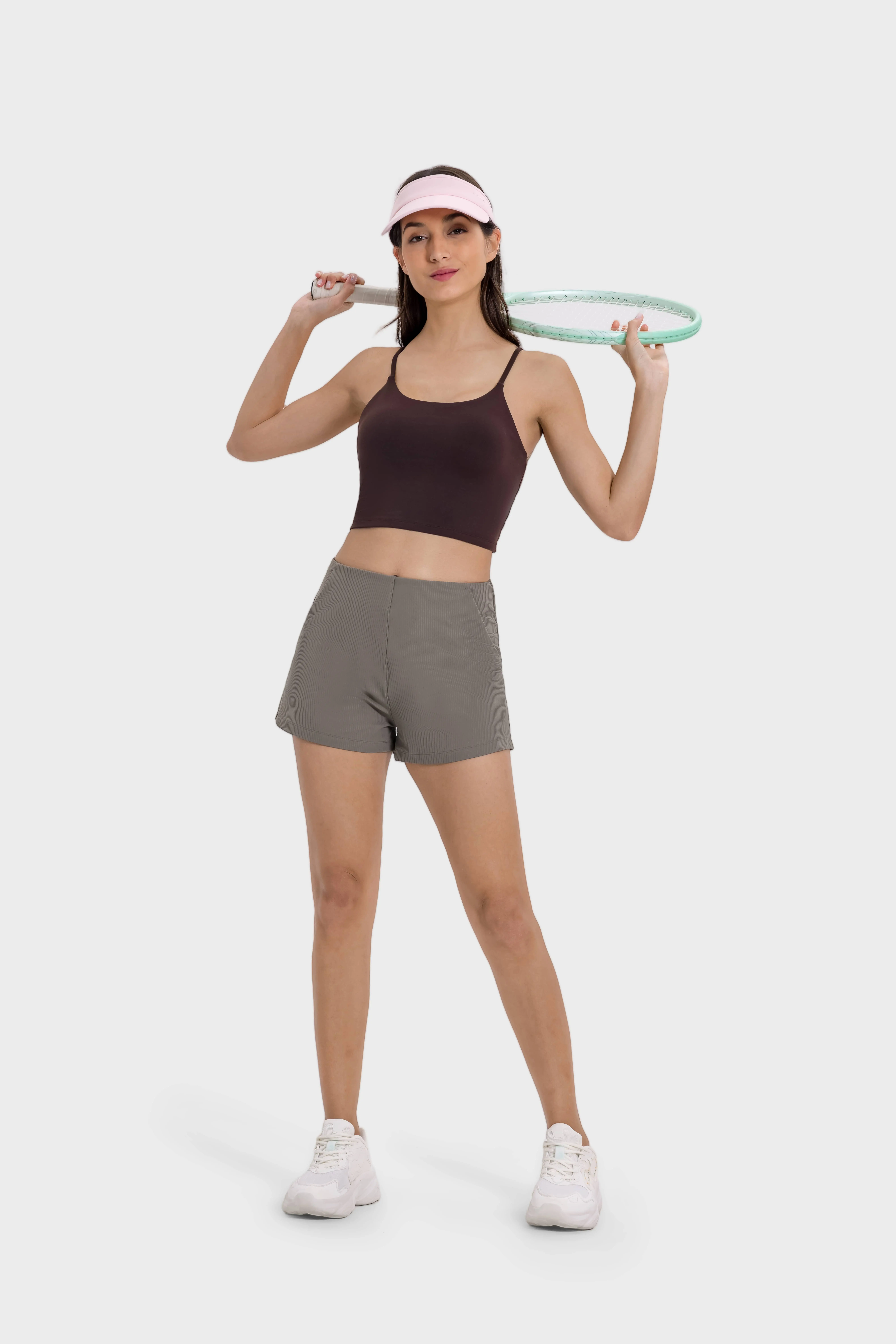 Professional Grade High-Waist Yoga Shorts for Wholesale & Custom Orders (7)