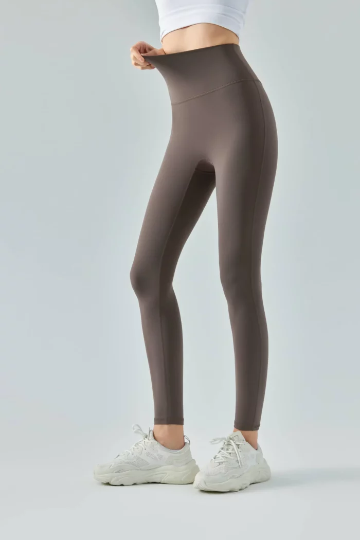 Buy Wholesale & Customizable Nulu High Waist Yoga Leggings Seamless, Tummy Controlled Activewear for Business Clients (37)