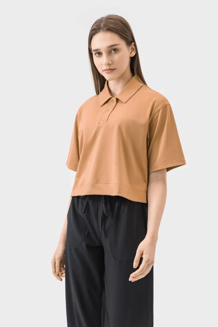 Wholesale Women's Yoga Tops – Custom Breathable Activewear for Business Buyers (9)
